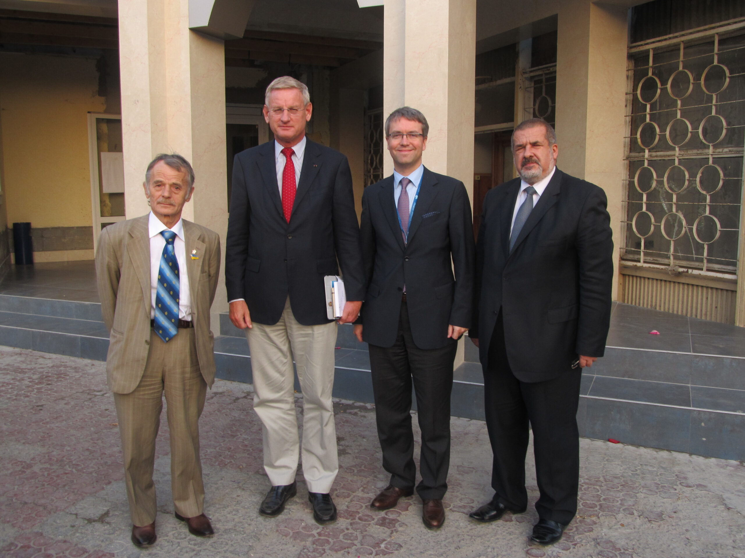 Chairman of Mejlis Mustafa Jemilev Held Meeting with Minister of Foreign Affairs of the Kingdom of Sweden Carl Bildt