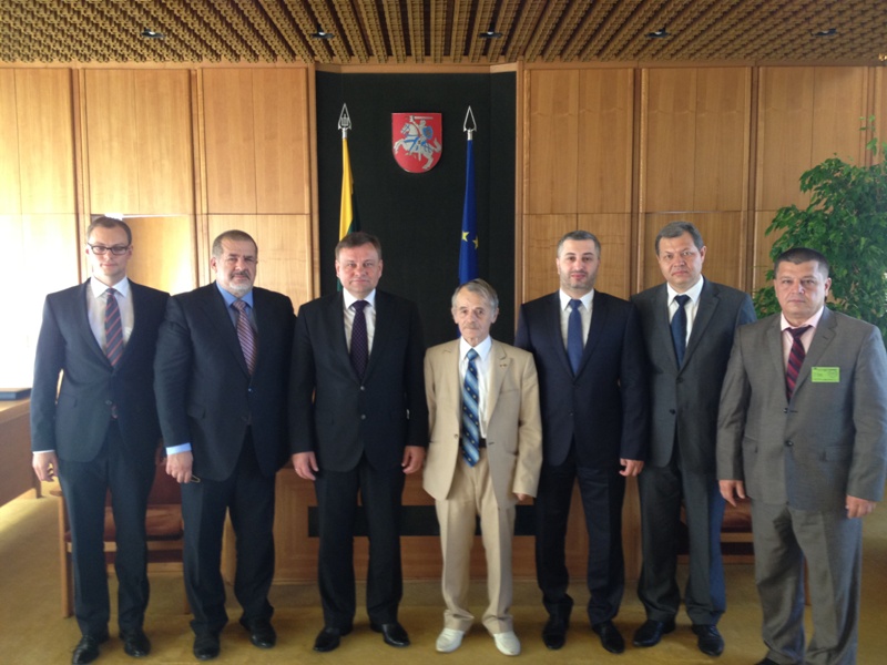 Chairman of Mejlis Mustafa Jemilev Meets Mr. Vidas Gedvilas, Speaker of Lithuanian Seimas