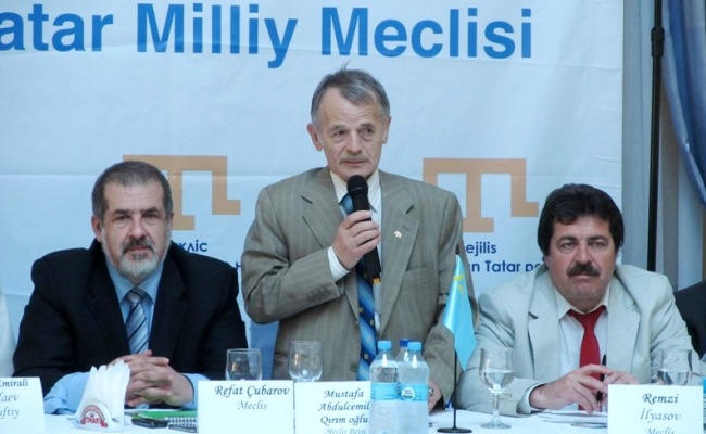 More than 70 people, including the heads and representatives of Crimean Tatar diasporas and communities from Turkey, Germany, Poland, Russia and Kyiv attended the meeting with Mejlis Leader Mustafa Jemilev and members of Mejlis