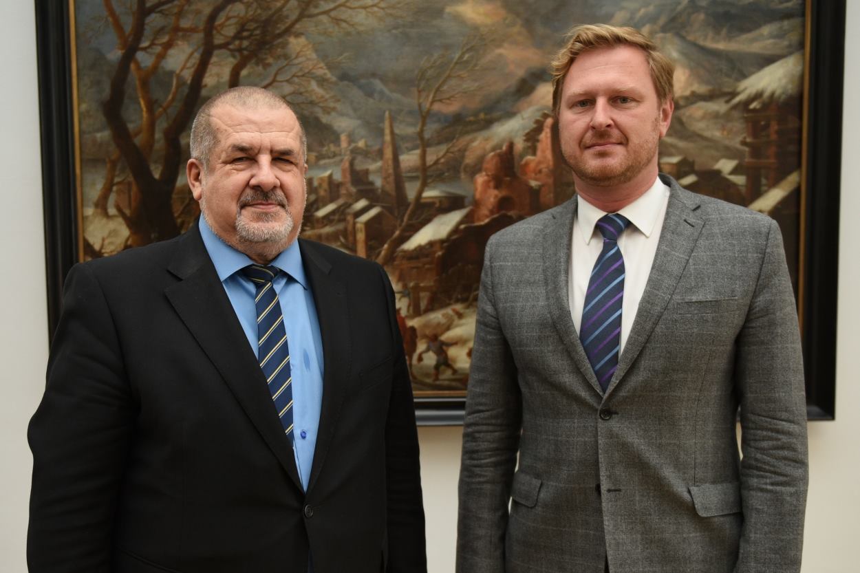 The meeting with the Deputy Minister of Foreign Affairs of the Czech Republic, Jakub Dürr