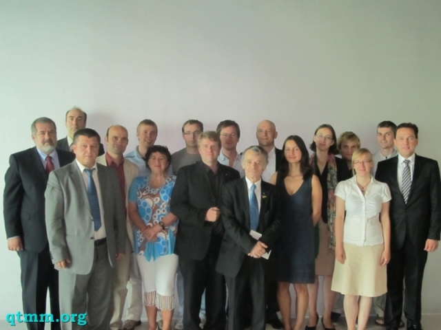 Зустріч членів делегації Меджлісу кримськотатарського народу з представниками німецьких НДО у фонді імені Генріха Бьолля