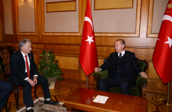 Meeting of the President of Turkey with the Leader and representatives of the Crimean Tatar people in Kyiv