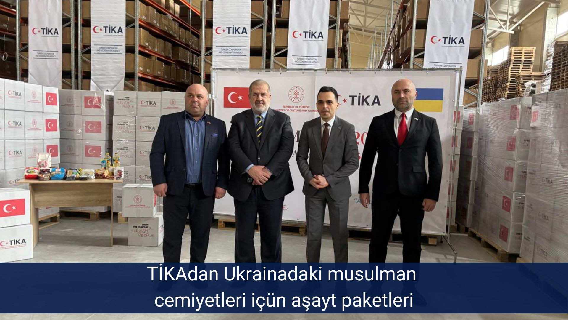 TİKAdan Ukrainadaki musulman cemiyetleri içün aşayt paketleri