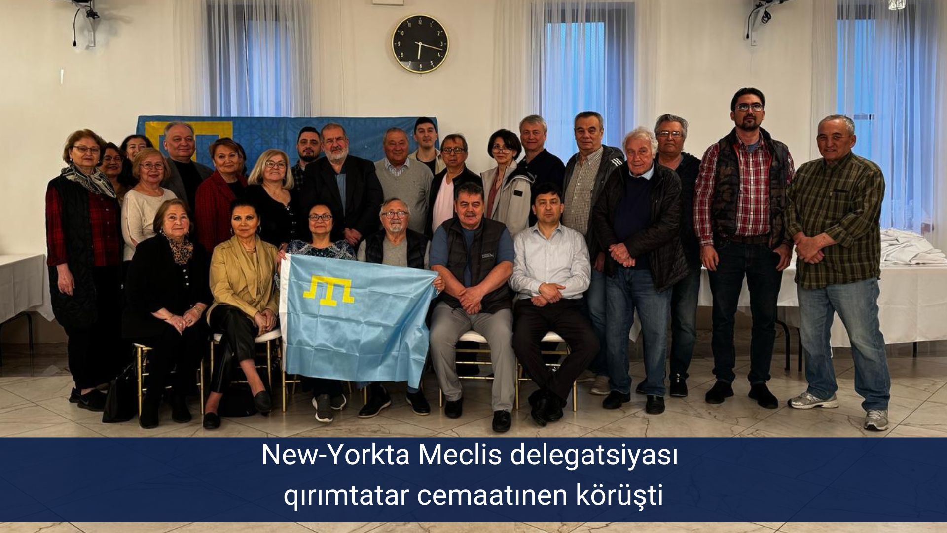 New-Yorkta Meclis delegatsiyası qırımtatar cemaatınen körüşti