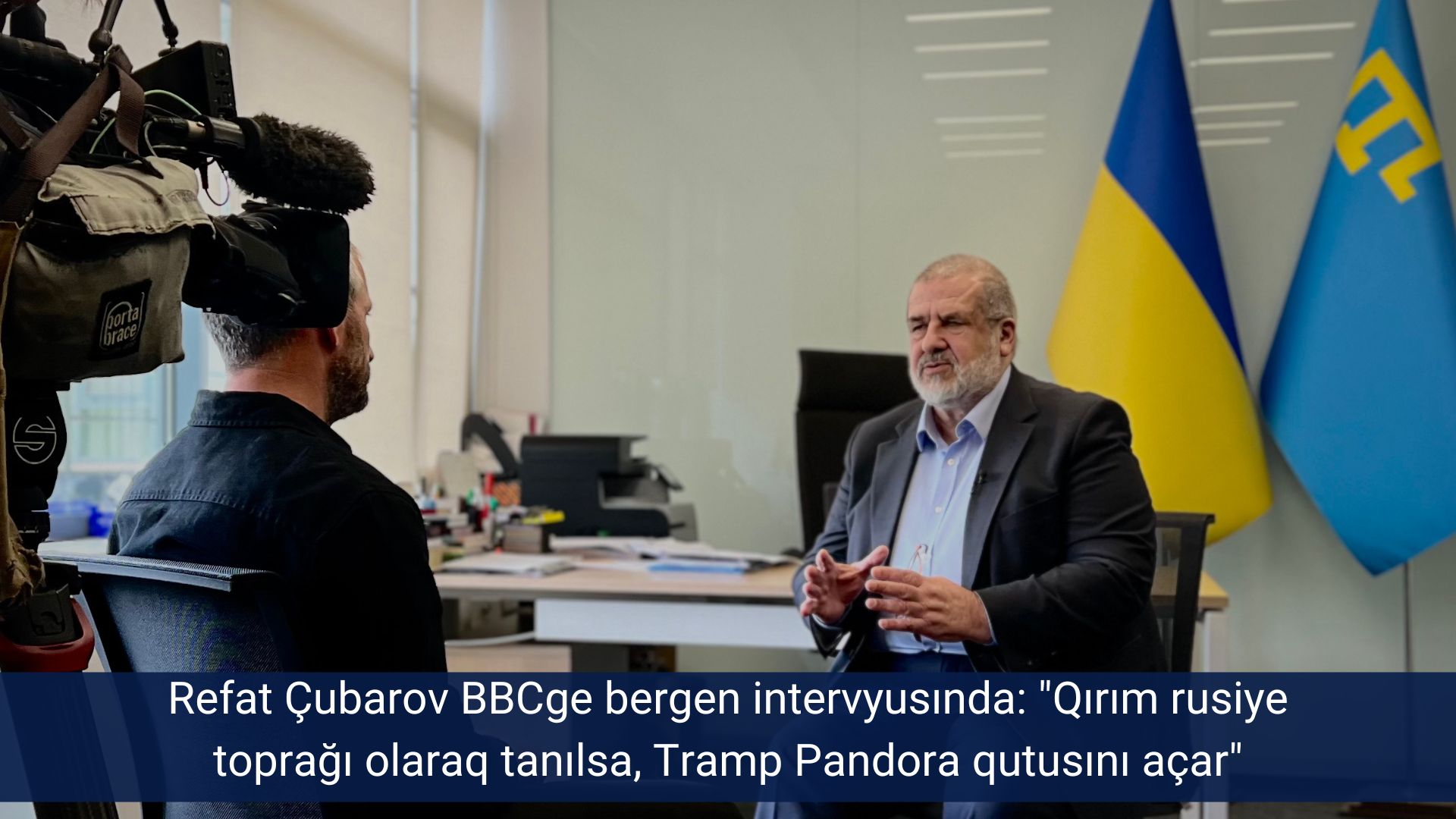 Refat Çubarov BBCge bergen intervyusında: “Qırım rusiye toprağı olaraq tanılsa, Tramp Pandora qutusını açar”