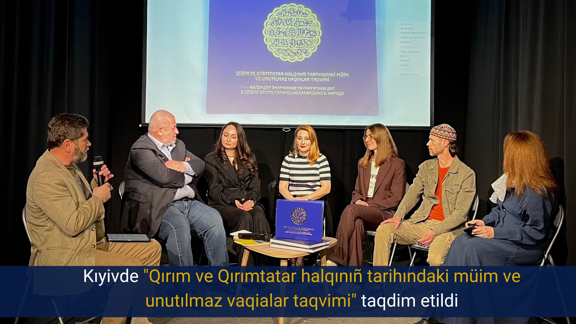 Kıyivde “Qırım ve Qırımtatar halqınıñ tarihındaki müim ve unutılmaz vaqialar taqvimi” taqdim etildi