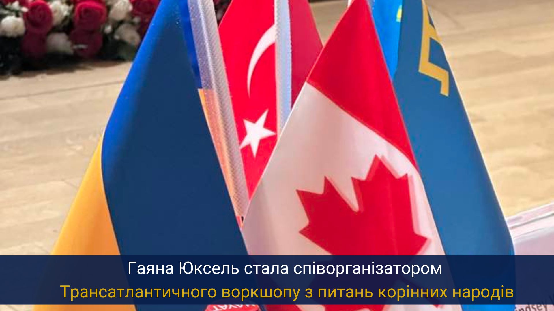 Гаяна Юксель стала співорганізатором Трансатлантичного воркшопу з питань корінних народів