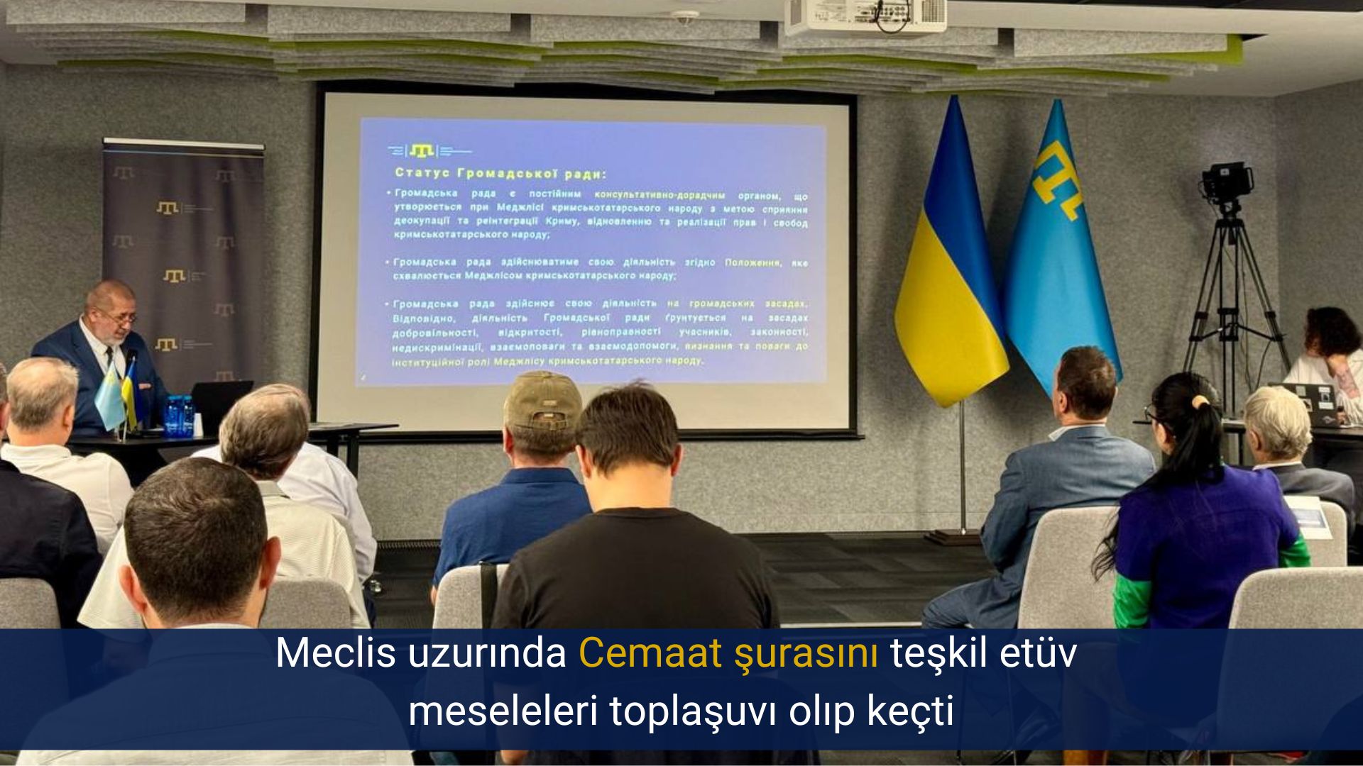 Meclis uzurında Cemaat şurasını teşkil etüv meseleleri toplaşuvı olıp keçti