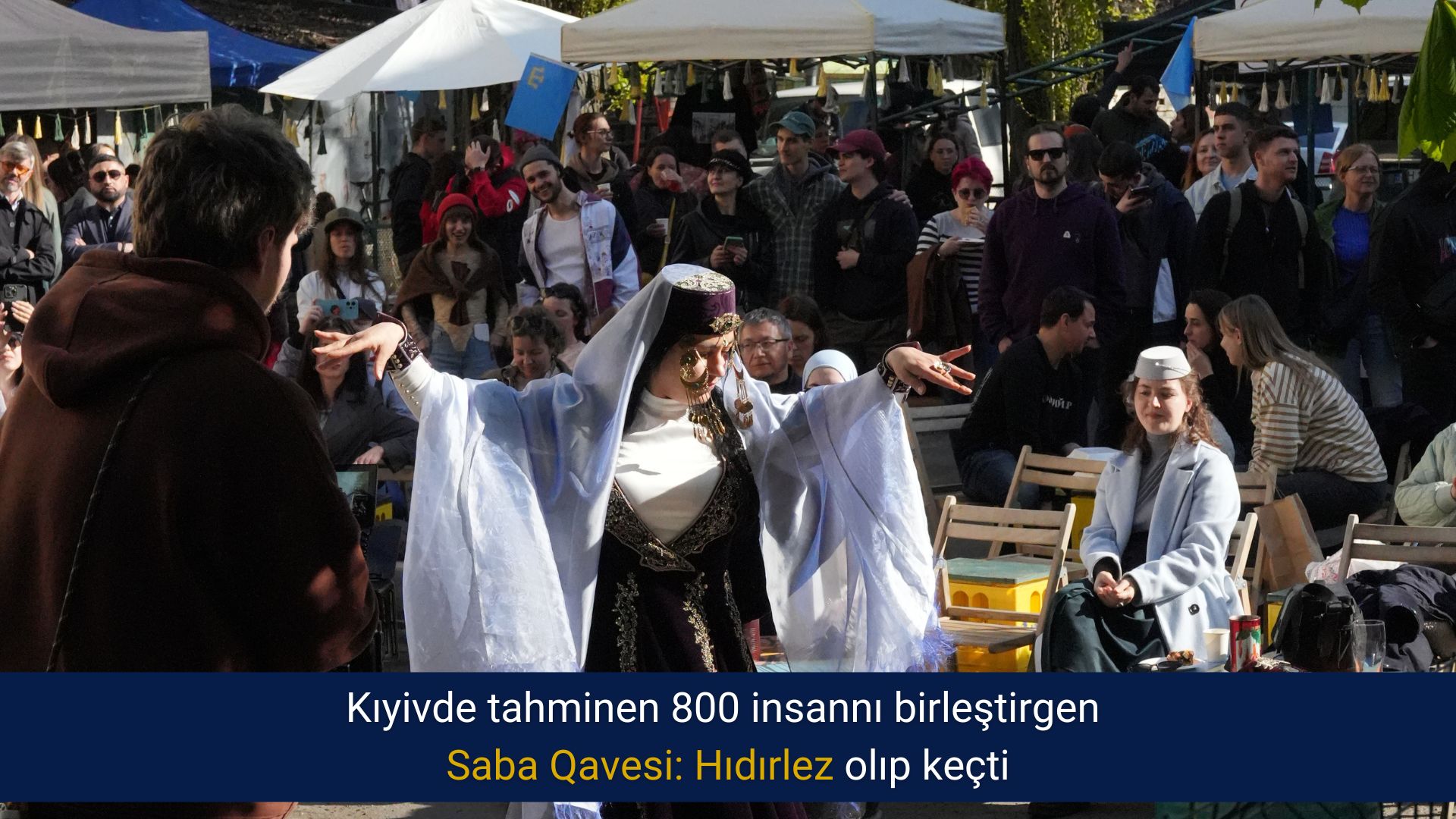 Kıyivde tahminen 800 insannı birleştirgen Saba Qavesi: Hıdırlez olıp keçti