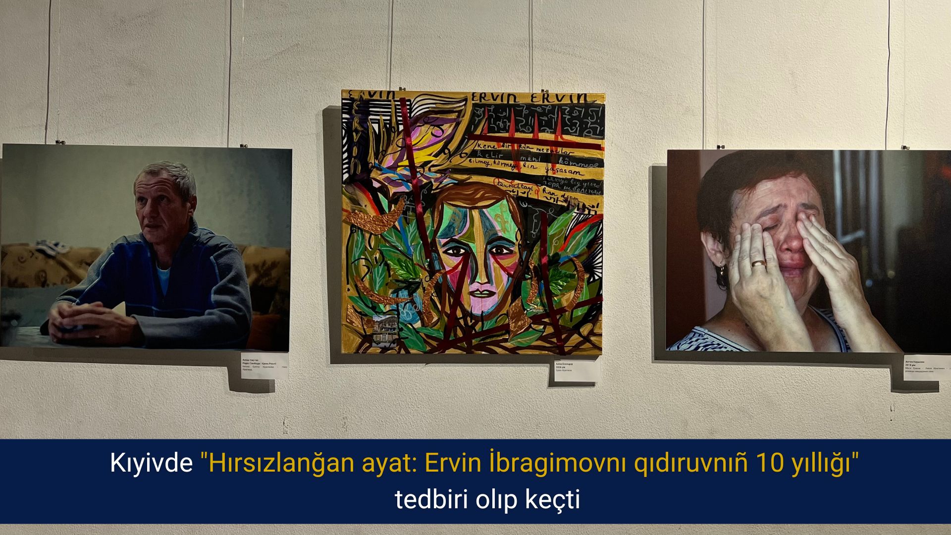 Kıyivde “Hırsızlanğan ayat: Ervin İbragimovnı qıdıruvnıñ 10 yıllığı” tedbiri olıp keçti